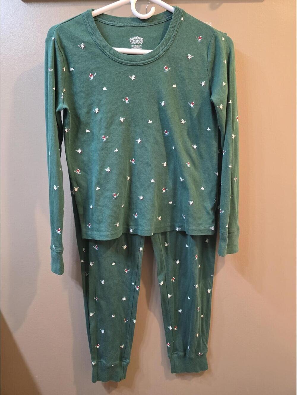 Women's Christmas PJ Set Top XS Pants Medium